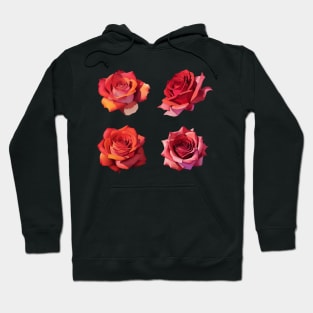 Watercolor roses Hoodie